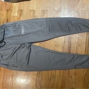 Vanquish grey zip joggers